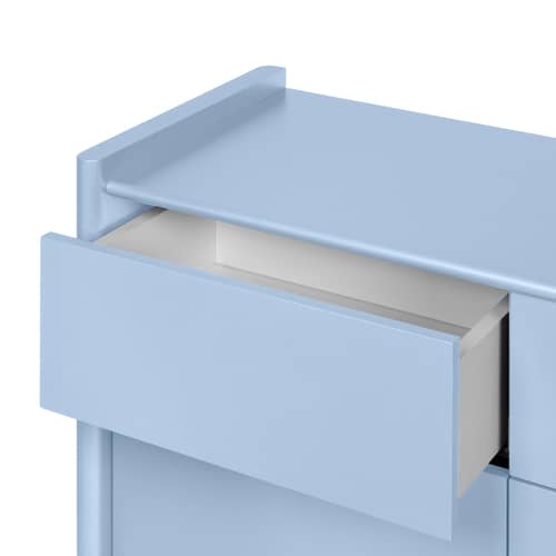 Buffet Rali bois bleu / L 160 x H 91 cm - NOO.MA - Bleu ciel - MDF