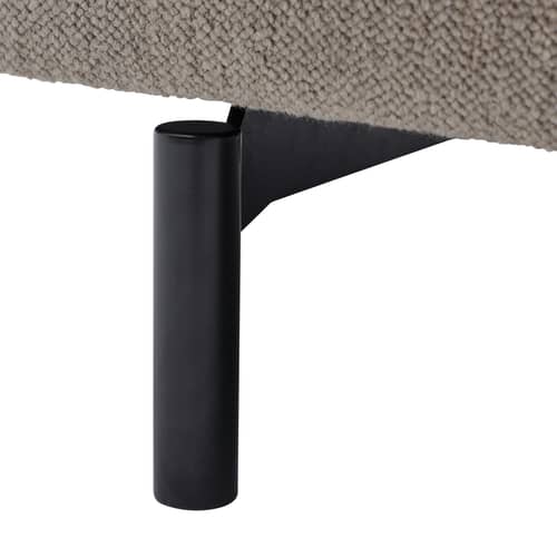 Canapé droit Rest tissu beige / 2 places - L 200 cm - Muuto - 2 places - L 200 cm -  Ouate, Contreplaqué, Mousse à froid, Tissu