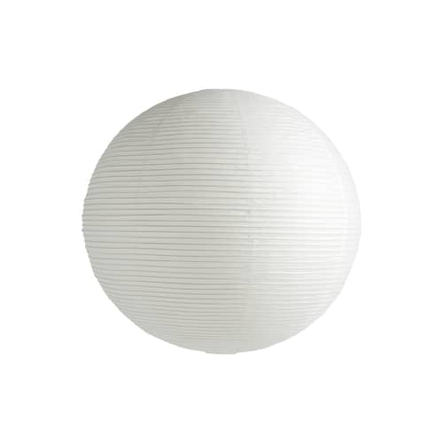 Paper Shade Classic Lampshade paper white / Ø 80 cm - Without Electrical system - Hay - Ø 80 cm / White - Bamboo, Paper