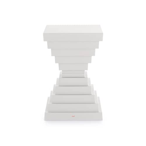 Prince OhOh Stool plastic material white / Philippe Starck - Kartell - White - Recycled polypropylene