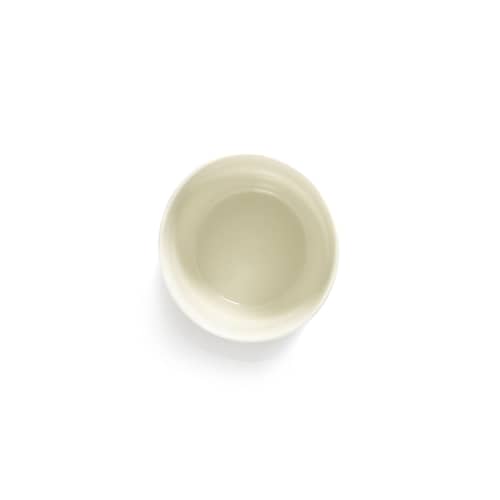 Tasse à espresso Feast / 15 cl - Serax - Traits / Blanc & bleu - Grès émaillé