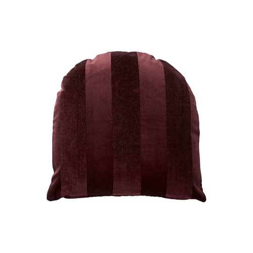 Cuscino Arcus tessuto rosso / 50 x 50 cm - Velluto - AYTM - Bordeaux - Espanso, Velluto