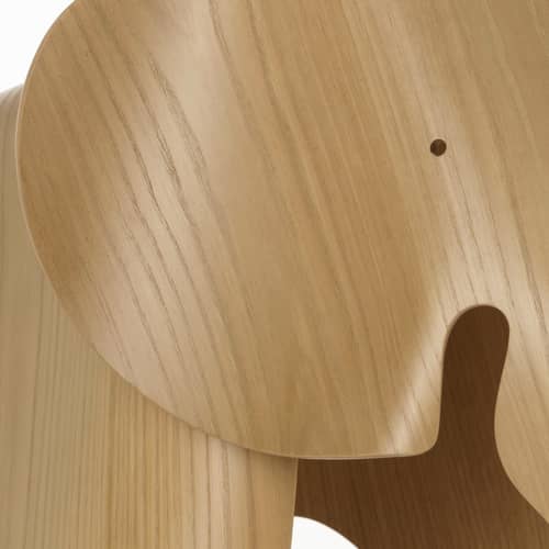 Dekoration Eames Elephant (1945) holz natur / L 78,5 cm - Furnier - Vitra - Kastanienbaum - Kastaniensperrholz