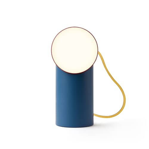 Kabellose, wiederaufladbare Außenlampe Orbe LED plastikmaterial blau / Abnehmbarer Magnetkopf - Lexon - Rot & Blau - ABS