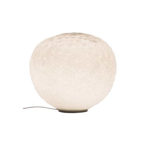 Lampada da tavolo Meteorite vetro bianco / Ø 35 cm - Artemide - Bianco - vetro soffiato