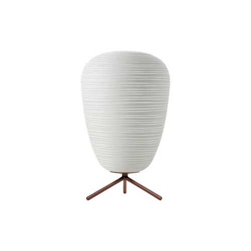 Lampe de table Rituals 1 verre blanc / Ø 24 x H 40 - Foscarini - Interrupteur / Blanc - Verre soufflé bouche
