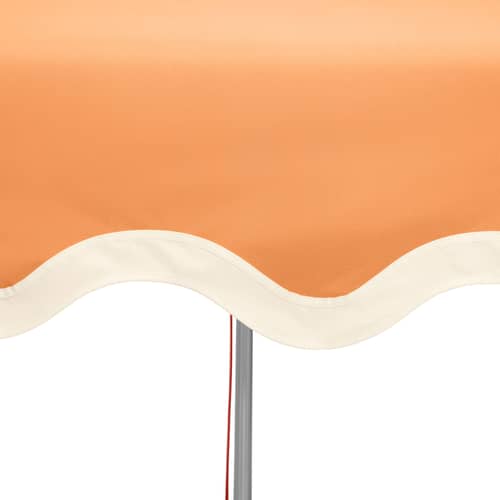 Ombrellone Pensol tessuto arancione / Ø 350 cm - Fatboy - Arancione - Alluminio, Tela poliestere
