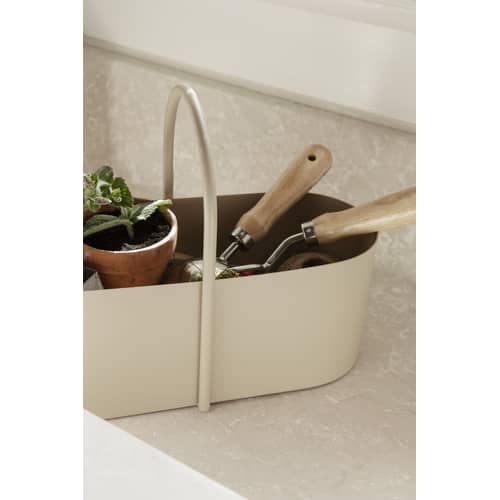 Panier Grib - Ferm Living - Beige Cachemire - Métal thermolaqué