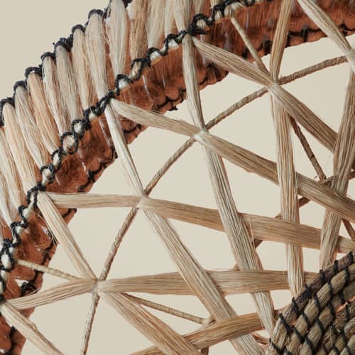 Sospensione Rinjani fibre beige / Ø 60 cm - GOOD&MOJO - Ø 60 cm / Naturale - Abaca