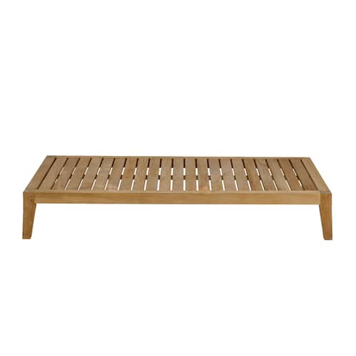 Table basse Synthesis bois naturel / 85 x 155 cm - Teck - Unopiu - Teck - Teck