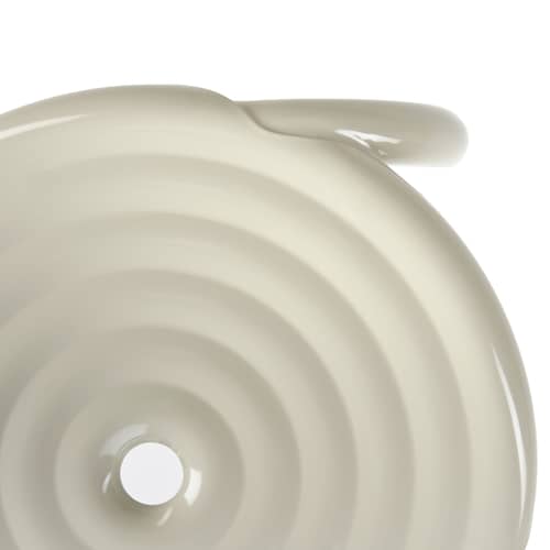 Tabouret Groove métal beige - Tom Dixon - Beige Mastic - Aluminium