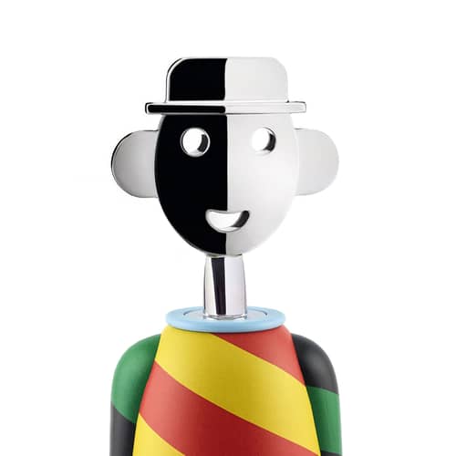 Tire-bouchon Alessandro M. - Twirl / édition limitée 2026 (Alessandro Mendini, 1994) - Alessi - Twirl / Multicolore - Biocomposite AlkiPaper, Zamac chromé