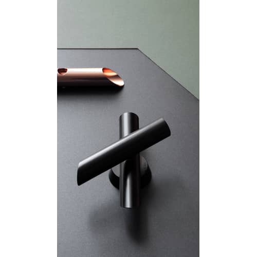 Tubes 2 Wall light metal black / LED - Swivelling - Nemo - Black - Extruded aluminium