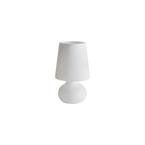 Vase Fontana / Ø 10,5 x H 18,2 cm - Soufflé bouche - Fontana Arte - Blanc - Verre soufflé bouche