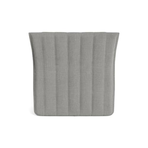 Fauteuil rembourré Limit / Réédition 1974 - Normann Copenhagen - Gris (tissu Remix 143) -  Ouate, Acier, Tissu Kvadrat