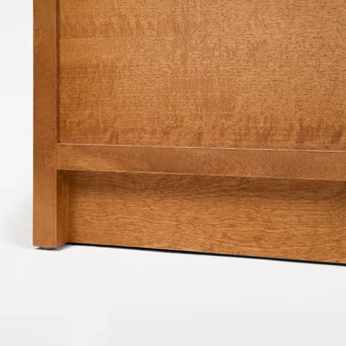 Console basse Ratio bois naturel / Meuble TV - L 140 x H 40 cm - Frama  - Bouleau brun chaud - Bouleau massif, Contreplaqué de bouleau, MDF