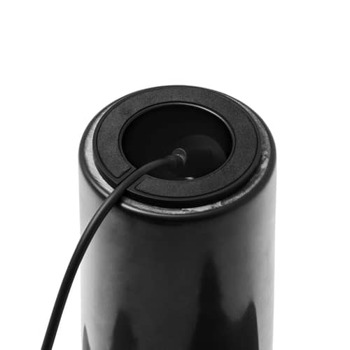 Schnurlosleuchte Kizu LED marmor schwarz / Sockel Marmor - H 24 cm - NEW WORKS - Schwarzer Marmor - Marmor, Polyacryl