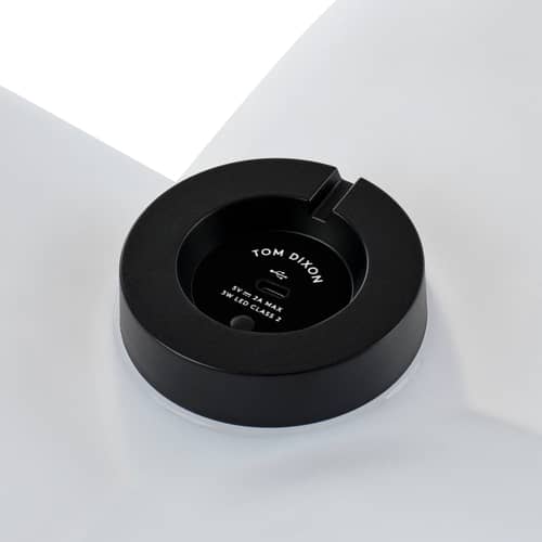 Lampe extérieur sans fil rechargeable Jack OUTDOOR LED / 58 cm - Tom Dixon - Blanc - Polyéthylène