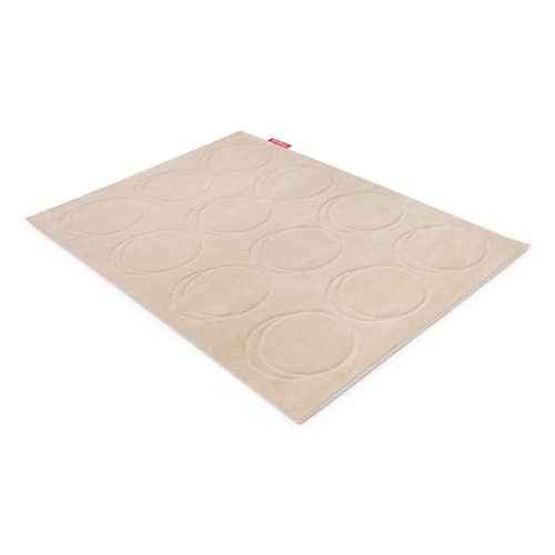 Tappeto Dot tessuto beige / 160 x 230 cm - Fatboy - Creamy Camel - Polipropilene