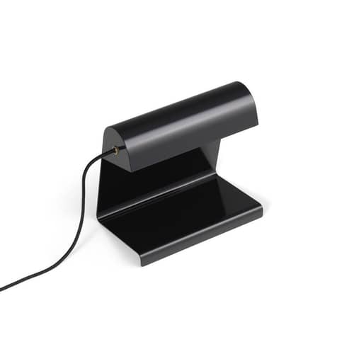 Tischleuchte Lampe de bureau metall schwarz / By Jean Prouvé, 1930 - Vitra - Tiefschwarz - Stahlplatte
