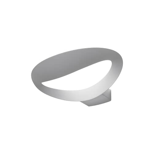 Wandleuchte Mesmeri metall weiß - Artemide - Weiß - klarlackbeschichtetes Aluminium