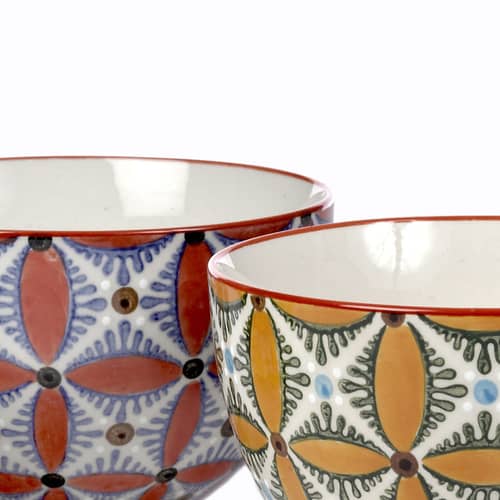 Set de 4 bols Hippy céramique multicolore - Pols Potten - Multicolore - Céramique vitrifiée