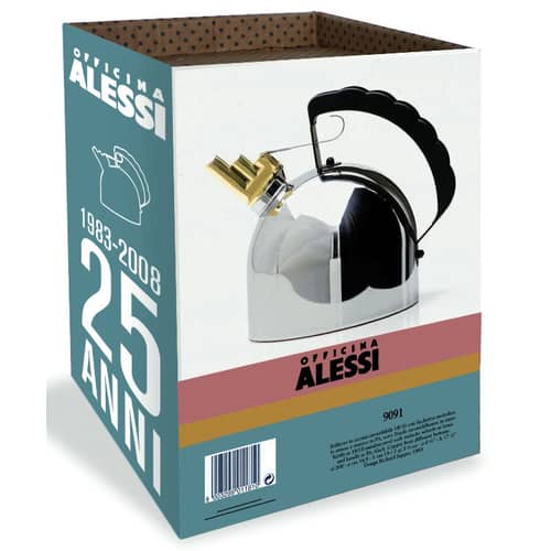 Bouilloire  métal version induction - Alessi - Induction - Acier inoxydable