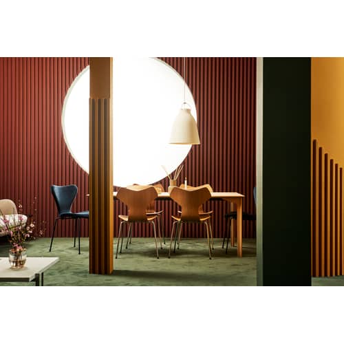 Chaise empilable Grand Prix bois naturel - Fritz Hansen - Noyer naturel - Acier, Noyer