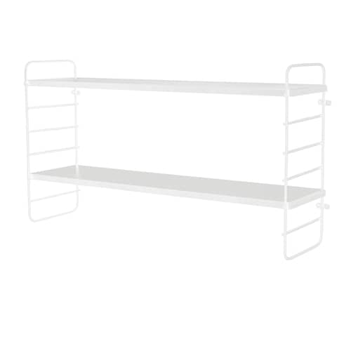 Etagère North   / L 65 x H 35 cm - Bloomingville - Blanc - Fer peint, MDF