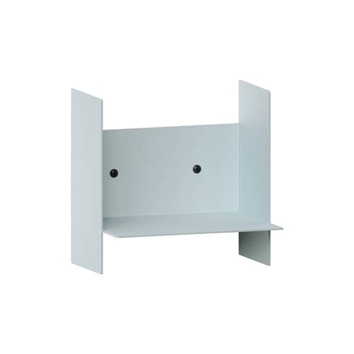 Étagère Pli métal bleu / L 20 x P 15 cm - TIPTOE - Bleu pâle - Acier thermolaqué