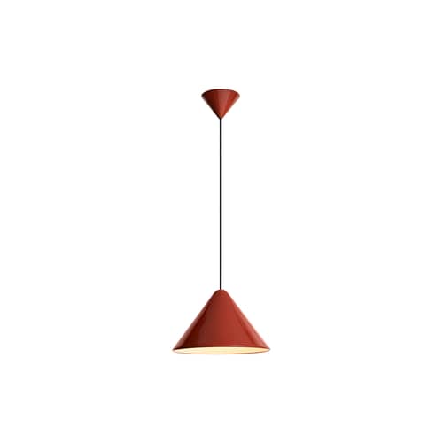 Compass Pendant metal red / Ø 26 cm - Hay - Reds - Lacquered aluminium