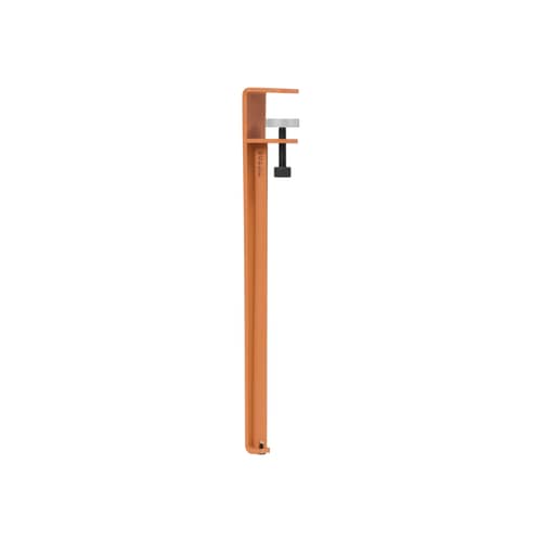 Pied avec fixation étau / H 43 cm - Pour créer table basse ou banc - TIPTOE - Tangerine - Acier thermolaqué