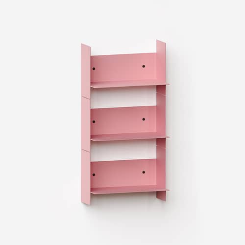 Regal Pli TIPTOE / B 30 x T 15 cm - Rosa - Metall