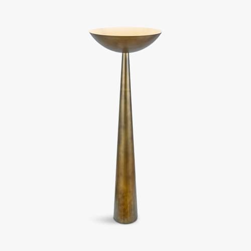 Stehleuchte Olympe metall braun / Ø 52 cm - NV GALLERY - Patinierte Bronze - Eisen