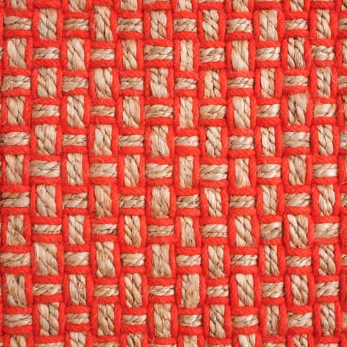 Tapis Weave orange / 170 x 240 cm - Tom Dixon - Orange - Jute, Laine