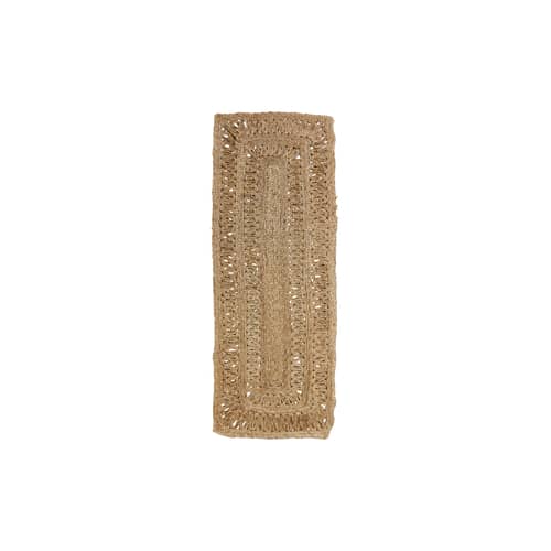 Tappeto Soleil fibre beige / 70 x 200 cm - Iuta - HK LIVING - Naturale - Iuta