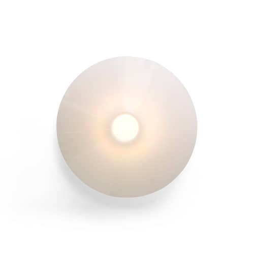 Applique Ono Flush plastique blanc / Plafonnier - Ø 35 cm - Hay - Ø 35 cm / Blanc - Acrylique opalin