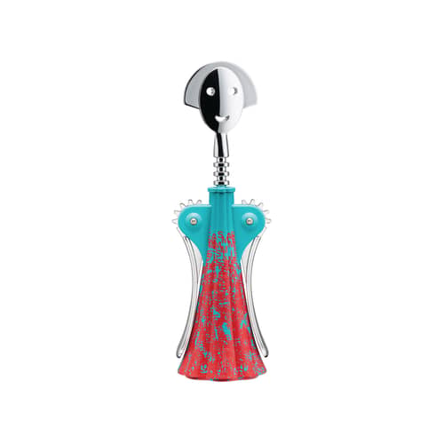 Alessi Anna G. - Liquid Bottle opener - blue red | Made In Design UK
