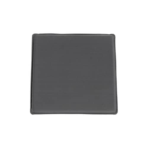 Coussin d\'assise  tissu gris / Pour chaise empilable Hee - Hay - Anthracite - Mousse polyuréthane, Tissu oléfine