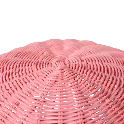 Lampe de table Rattan rose / Ø 34 x H 30 cm - HK LIVING - Rose Blush - Rotin