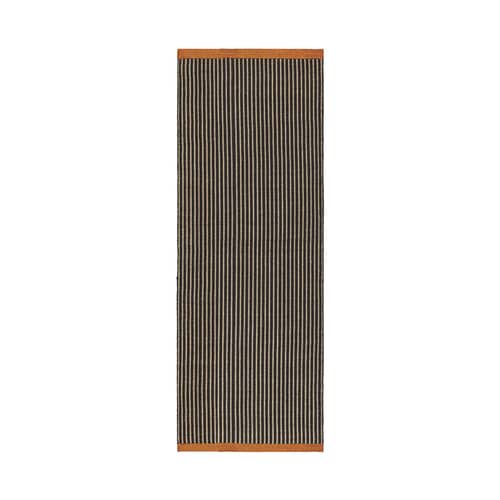 Line Rug textile black / 70 x 250 cm - Tom Dixon - 70 x 250 cm - Natural jute blend