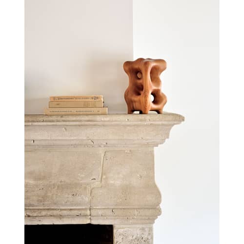 Natural Organic Sculpture natural wood / Hand-carved mahogany - 13 x 14 x H 22 cm - Ethnicraft - Mahogany - Solid mahogany