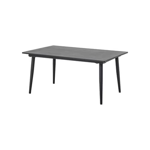 Table basse Pavone métal noir / 90 x 44 x H 60 cm - Fibrociment - Bloomingville - Noir - 