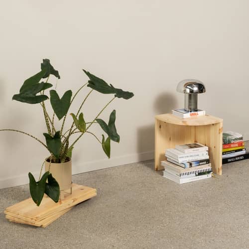 Set de 2 tables gigognes Combine - KARUP DESIGN - Pin clair - Pin massif certifié FSC