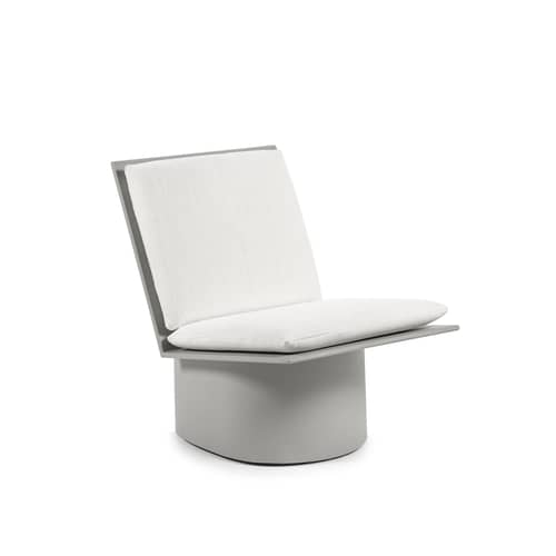 Fauteuil bas Valerie métal gris - Serax - Gris - Acier