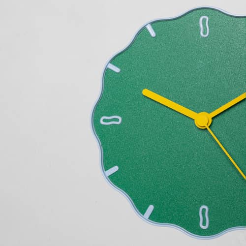 Horloge Margherita / Plastique recyclé - Warren & Laetitia - Vert - Plastique recyclé