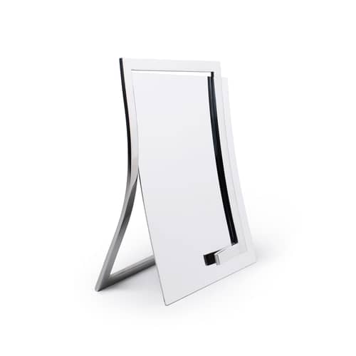 Specchio da appoggiare Qua A5 metallo specchio / L 18,1 x H 23,7 cm - BANG - Specchio - Acciaio inossidabile