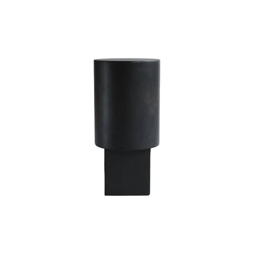 Table d\'appoint Column marron / Ø 25 x H 50 cm - 101 COPENHAGEN - Café (béton fibré) - Béton fibré