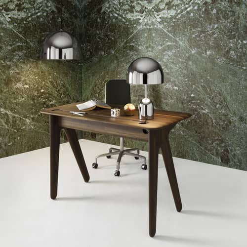 Tischleuchte Bell LED metall silber / Ø 28 x H 42,5 cm - Tom Dixon - Silber - Stahl