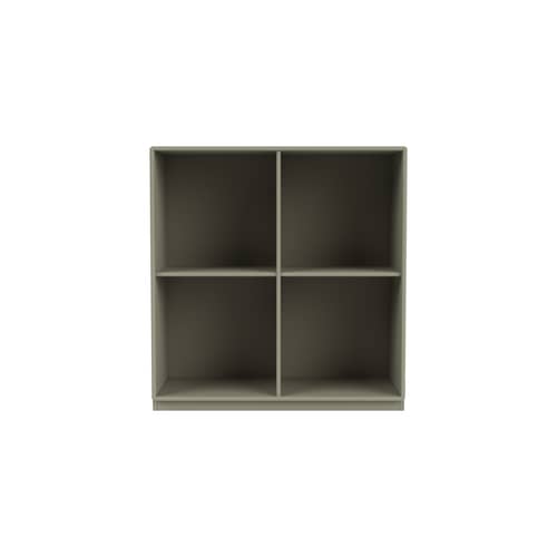 Ablage Show holz grau / B 69,6 x T 30 x H 72,6 cm - MONTANA - Fennel 144 - lackierte Holzfaserplatte